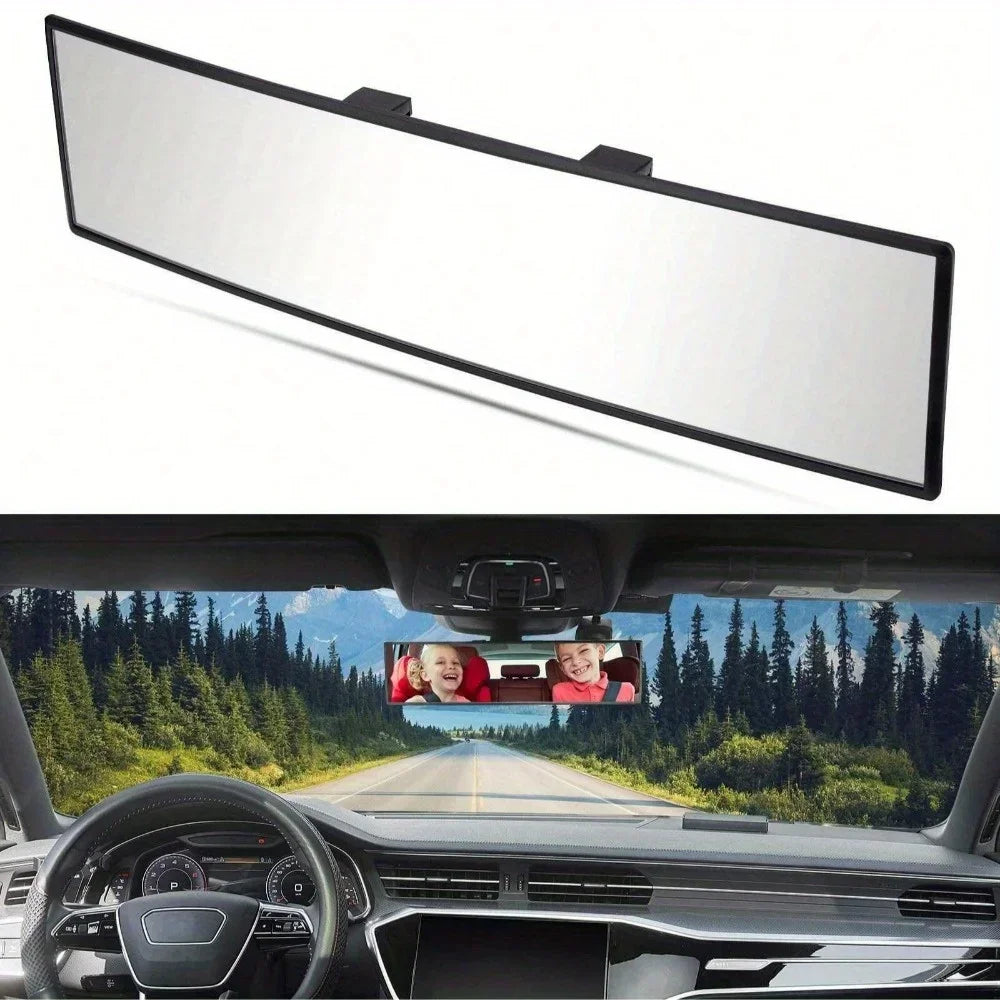 Angle Panoramic Rearview Mirror with Interior Clip-On Design