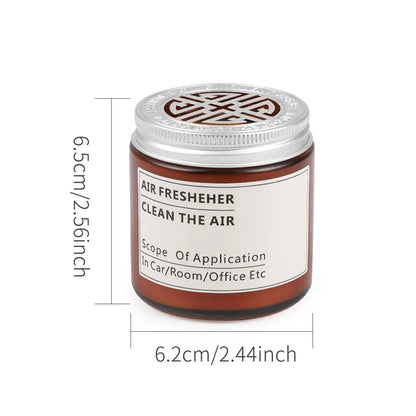 Long-Lasting Aromatherapy Car Air Freshener - Stylish Cup Holder Solid Balm for a Refreshing Drive!