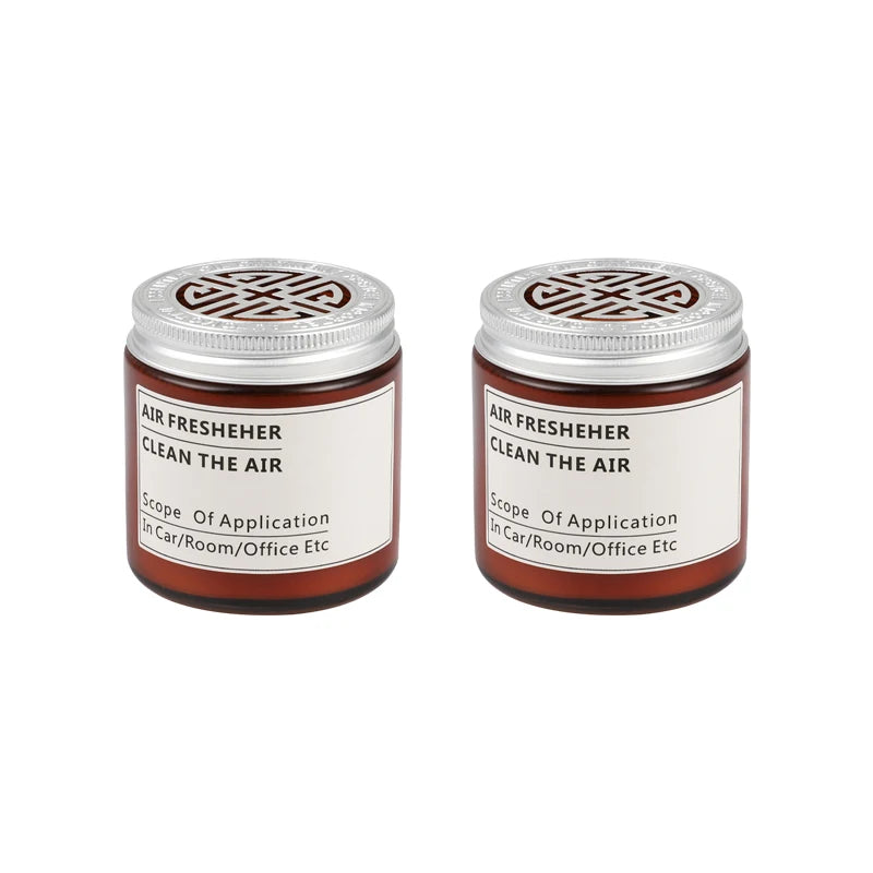 Long-Lasting Aromatherapy Car Air Freshener - Stylish Cup Holder Solid Balm for a Refreshing Drive!