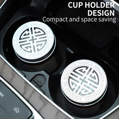 Long-Lasting Aromatherapy Car Air Freshener - Stylish Cup Holder Solid Balm for a Refreshing Drive!