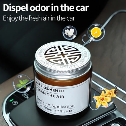Long-Lasting Aromatherapy Car Air Freshener - Stylish Cup Holder Solid Balm for a Refreshing Drive!